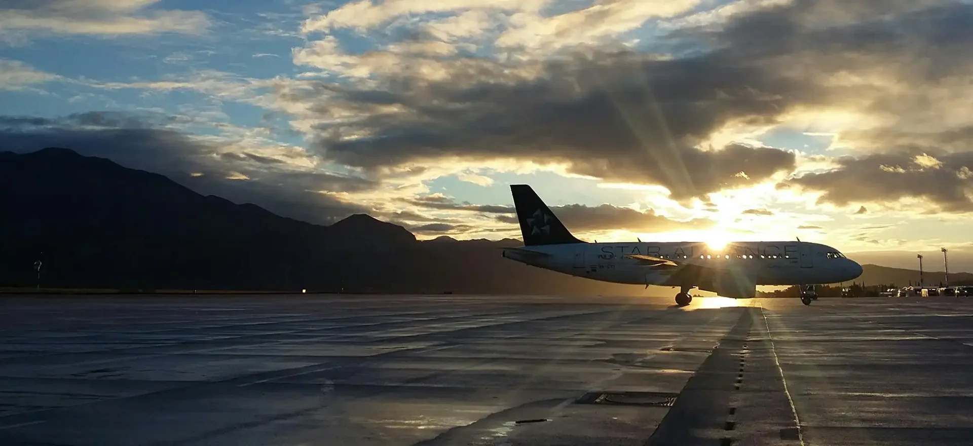 airport transportation plane background